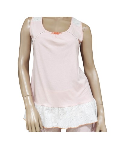 GABRIELLA FERRUCCI PIGIAMA DONNA SPALLA LARGA E...