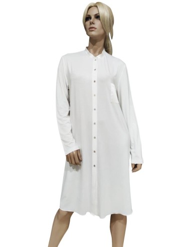 ANNETTE CAMICIA DA NOTTE DONNA APERTA A MANICA...