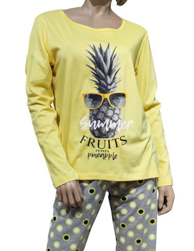 PEPITA PIGIAMA DONNA GIROGOLA, MANICA LUNGA E...