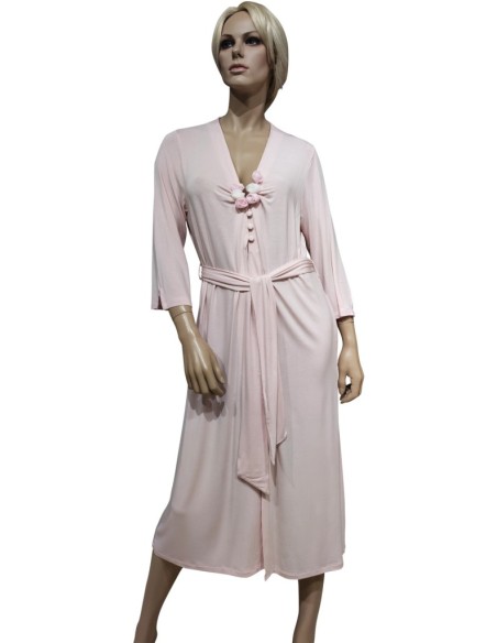 TATÀ VESTAGLIA ABBOTTONATA DONNA A MANICA LUNGA IN JERSEY - LIZ