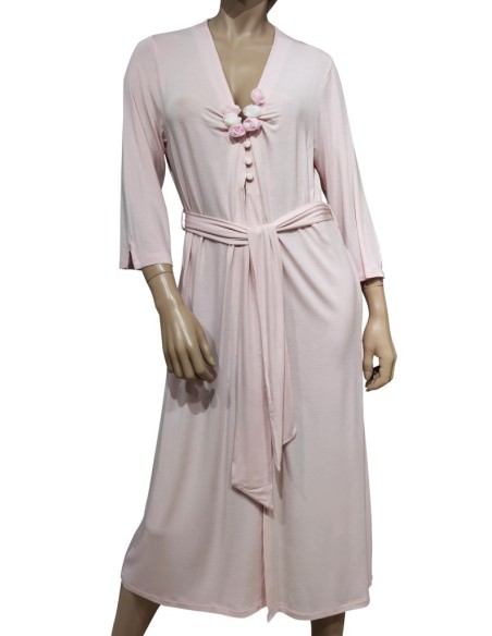 TATÀ VESTAGLIA ABBOTTONATA DONNA A MANICA LUNGA IN JERSEY - LIZ