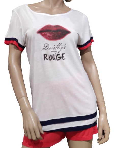 PEPITA PIGIAMA DONNA GIROGOLA MEZZA MANICA E PANTALONCINO - DOROTHY