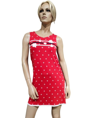 PEPITA CAMICIA DA NOTTE DONNA SPALLA LARGA IN...