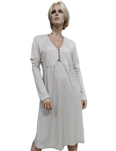 VERDIANI CAMICIA DA NOTTE DONNA MANICA LUNGA SERAFINO...