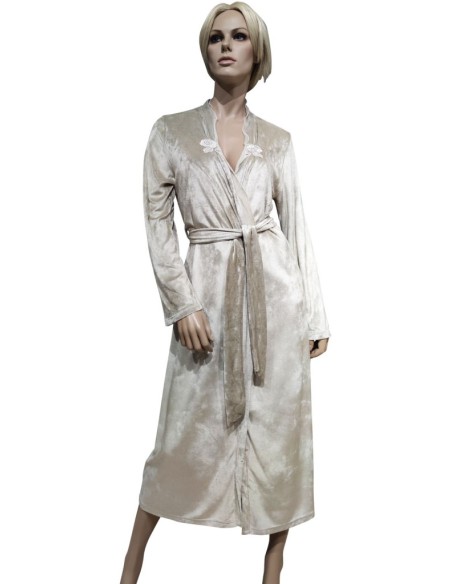 TATÀ VESTAGLIA DONNA IN CINIGLIA A MANICA LUNGA - DIONNE