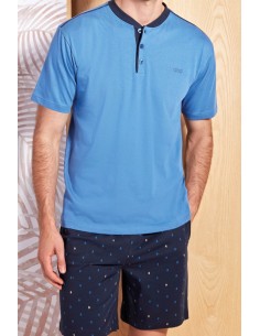 QBO PIGIAMA UOMO SERAFINO, MEZZA MANICA E PANTALONE LUNGO 2