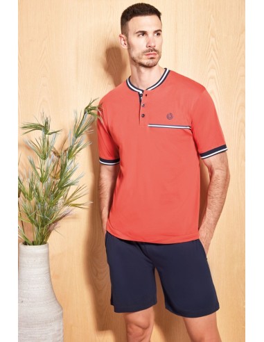 QBO PIGIAMA UOMO SERAFINO, MEZZA MANICA E...