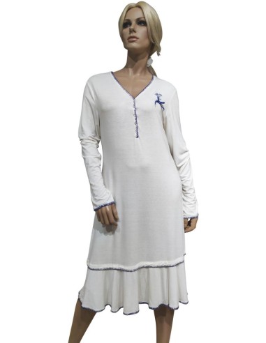 ROSA POIS CAMCIA DA NOTTE DONNA SERAFINO MANCIA...