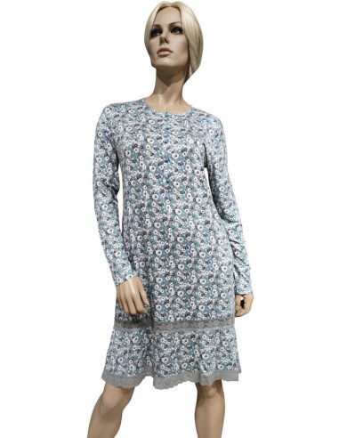 PEPITA CAMICIA DA NOTTE DONNA SERAFINO MANICA...