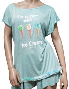 PEPITA PIGIAMA CORTO DONNA GIROGOLA MEZZA MANICA E... 2