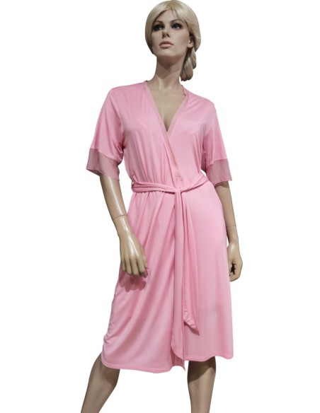 TATA' COMPLETO LINGERIE VESTAGLIA E SOTTOVESTE IN VISCOSA - ZAHIR