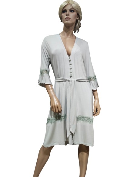 TATÀ COMPLETO LINGERIE DA DONNA VESTAGLIA E SOTTOVESTE - GEMMA