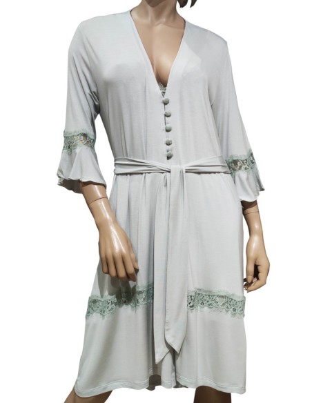 TATÀ COMPLETO LINGERIE DA DONNA VESTAGLIA E SOTTOVESTE - GEMMA