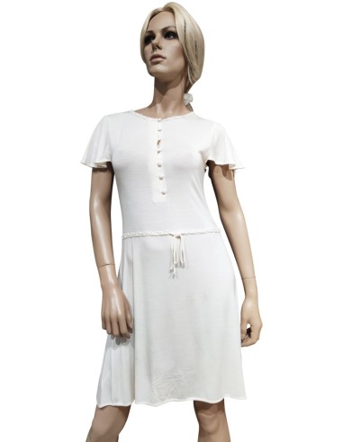 TATA' CAMICIA DA NOTTE SERAFINO MEZZA MANICA IN...