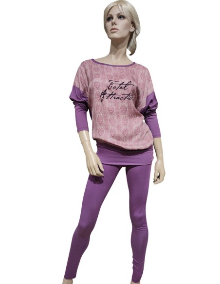 PEPITA PIGIAMA DONNA GIROGOLA, MANICA LUNGA E PANTALONE LUNGO - VELMA