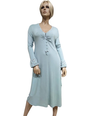 TATA' CAMICIA DA NOTTE DONNA SERAFINO MANICA...