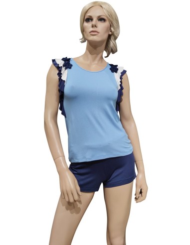 PEPITA PIGIAMA DONNA SPALLA LARGA E...