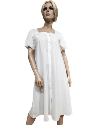 IMEC CAMICIA DA NOTTE DONNA APERTO MEZZA MANICA...