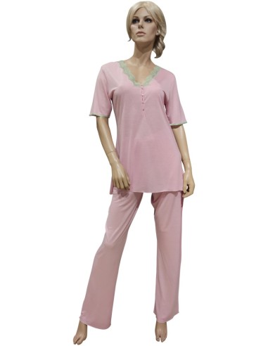 IMEC PIGIAMA DONNA SERAFINO MEZZA MANICA E...