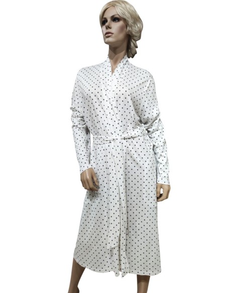 ALBA VESTAGLIA DONNA A KIMONO MANICA LUNGA IN MICROMODAL