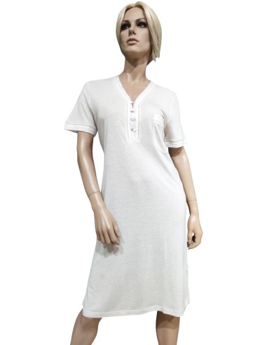 MANAM CAMICIA DA NOTTE DONNA A SERAFINO MEZZA...