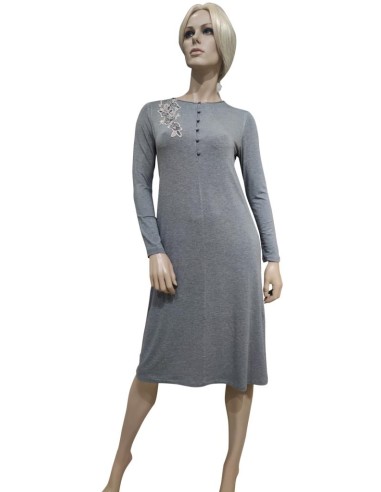 TATA' CAMICIA DA NOTTE DONNA SERAFINO MANICA...