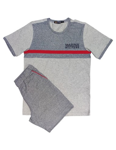 MARINA MILITARE PIGIAMA UOMO GIROCOLLO MEZZA...