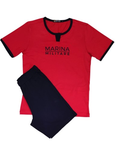 MARINA MILITARE PIGIAMA UOMO SCOLLO V MEZZA...