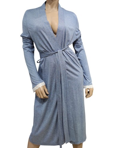 AMALUNA VESTAGLIA DONNA MANICA LUNGA IN VISCOSA