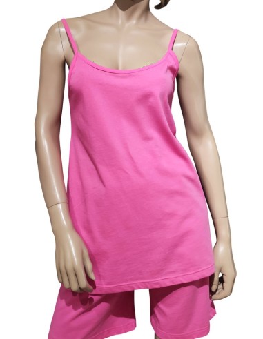 MANAM PIGIAMA DONNA SPALLA STRETTA E PANTALONCINO