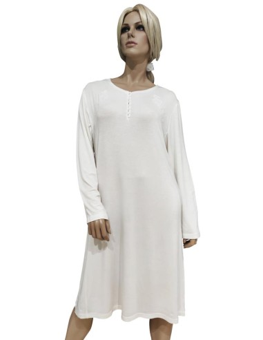 ANNETTE CAMICIA DA NOTTE DONNA A MANICA LUNGA