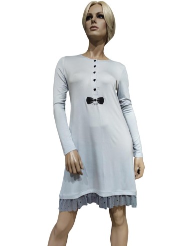 PEPITA CAMICIA DA NOTTE DONNA SERAFINO MANICA...