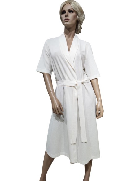 ALBA VESTAGLIA DONNA SCIALLATA MEZZA MANICA IN PIQUET