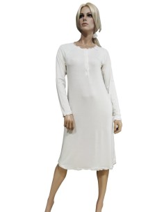 ANNETTE CAMICIA DA NOTTE DONNA A MANICA LUNGA