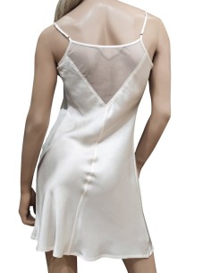 ALBA PARIGINA CORTA DA DONNA A SPALLA STRETTA IN 100% SETA 2