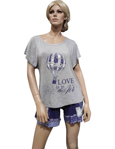 PEPITA PIGIAMA DONNA GIROGOLA MEZZA MANICA E...