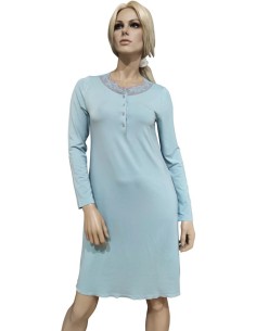 ANNETTE CAMICIA DA NOTTE DONNA A MANICA LUNGA