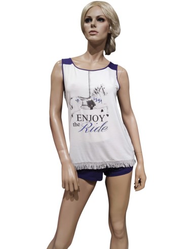 PEPITA PIGIAMA CORTO DONNA ESTIVO SPALLA LARGA...