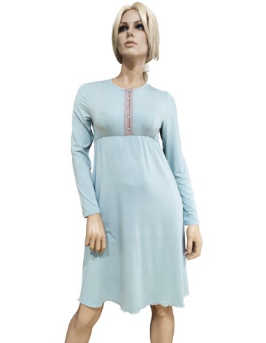 ANNETTE CAMICIA DA NOTTE DONNA A MANICA LUNGA
