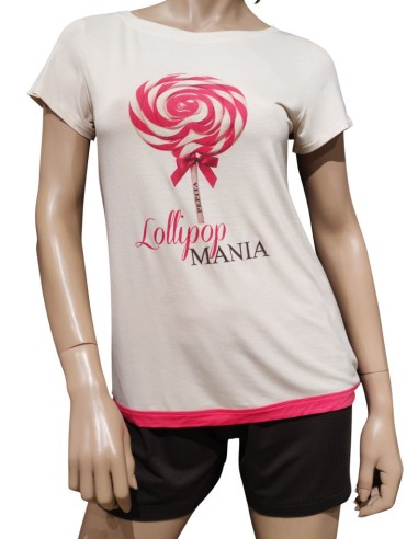 PEPITA PIGIAMA DONNA GIROGOLA MEZZA MANICA E...