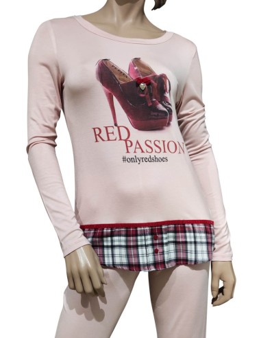 PEPITA PIGIAMA DONNA GIROGOLA, MANICA LUNGA E...