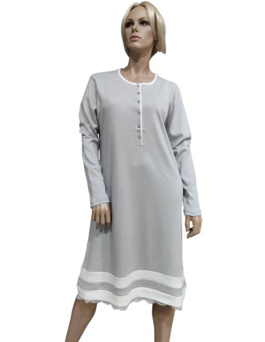 MANAM CAMICIA DA NOTTE DONNA SERAFINO MANICA...