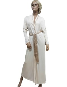 ALBA VESTAGLIA DONNA SCIALLATA MANICA LUNGA IN MICROMODAL