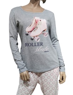 PEPITA PIGIAMA DONNA GIROGOLA, MANICA LUNGA E PANTALONE -... 2