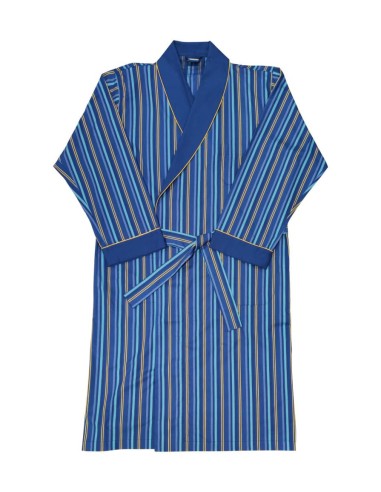 PEROFIL VESTAGLIA UOMO MANICA LUNGA IN POPELINE