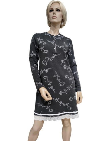 MISS LINGERIE CAMICIA DA NOTTE DONNA MANICA...