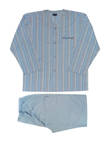 PEROFIL PIGIAMA UOMO APERTO MANICA LUNGA E...