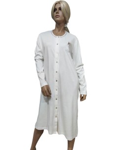 DIBEN CAMICIA DA NOTTE DONNA APERTA MANICA LUNGA INTERLOCK