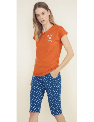 NOIDINOTTE PIGIAMA DONNA SERAFINO MEZZA MANICA...