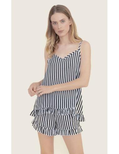 NOIDINOTTE PIGIAMA DONNA BRETELLINA E PANTALONCINO